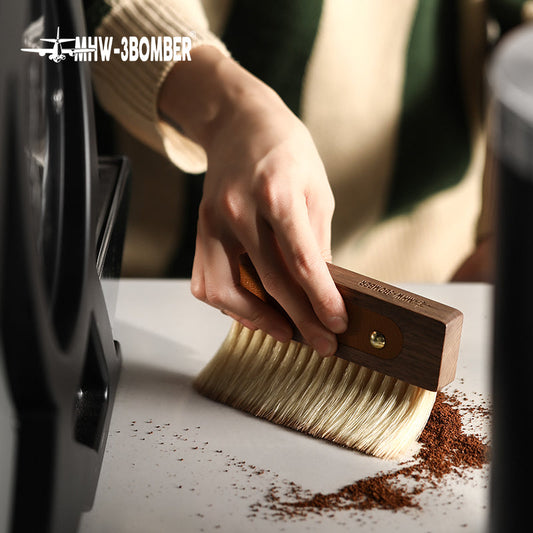 MHW-3BOMBER 轟炸機 皮套毛刷 胡桃木