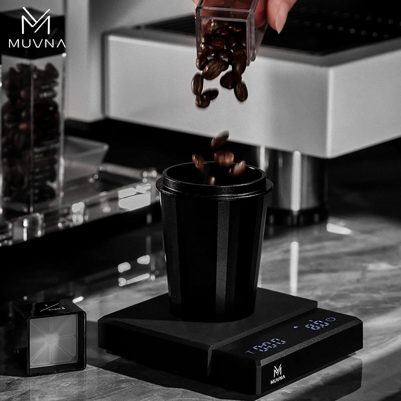 MUVNA慕威納義式咖啡電子秤 普賽克mini 手沖咖啡智慧精準計時秤