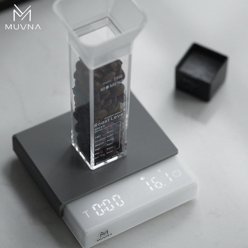MUVNA慕威納義式咖啡電子秤 普賽克mini 手沖咖啡智慧精準計時秤