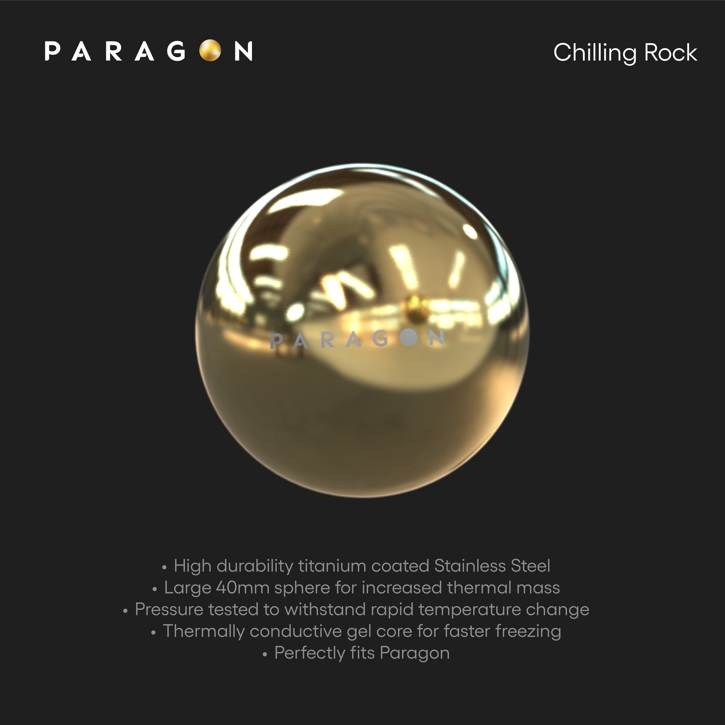 Nucleus Coffee Tools - Paragon Chilling Rocks for Paragon Filter (40mm)