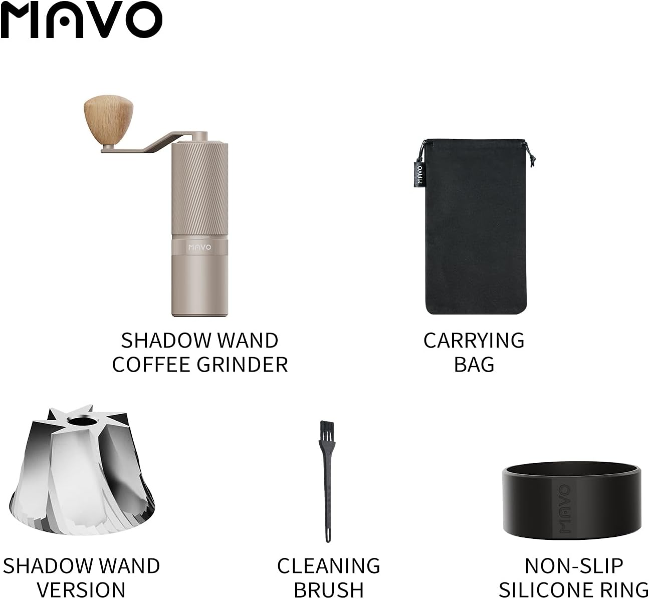 MAVO - Shadow Wand Manual Coffee Grinder