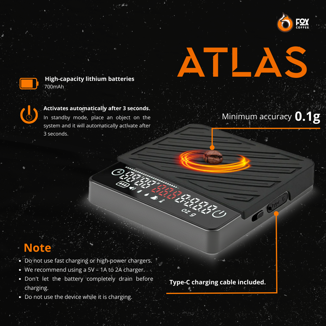 Fox Coffee - Atlas Precision Coffee Scale