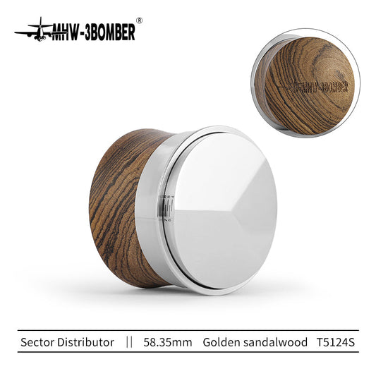 MHW-3BOMBER 轟炸機 Sokudo檀香木系列 58.35MM 壓粉器 布粉器