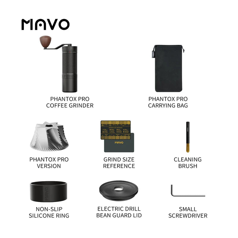 MAVO - Phantox PRO Hand Coffee Grinder