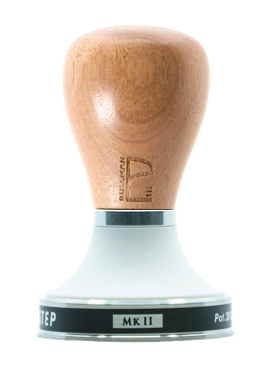 PULLMAN MK II BIGSTEP Coffee Tamper | TIMBER White Cone | 58.55MM